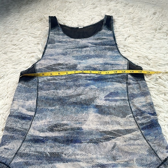 Lululemon Sculpt Tank II Mesh Scape Multi / True Navy - Picture 2 of 4